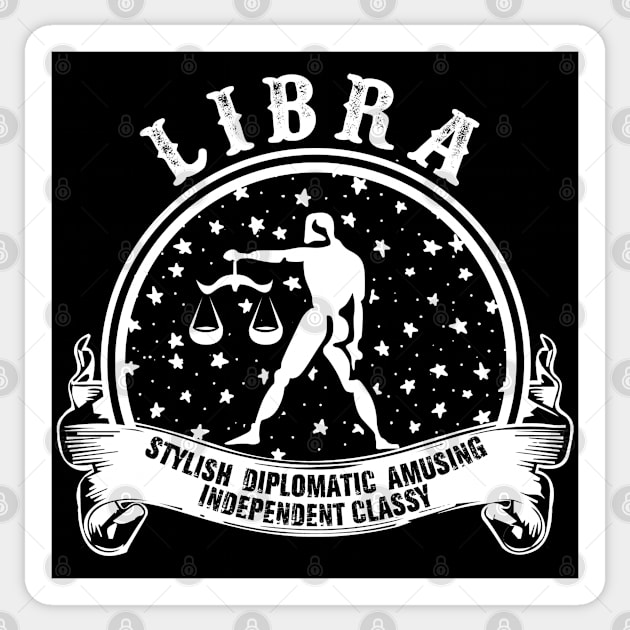 Libra Zodiac Sign Sticker by SublimeDesign